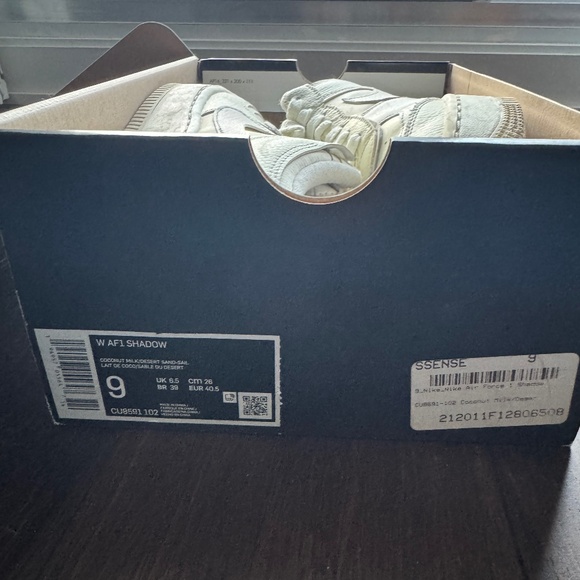 NIKE AF1 SHADOW COCONUT MILK/DESERT SAND-SAIL - Picture 5 of 5